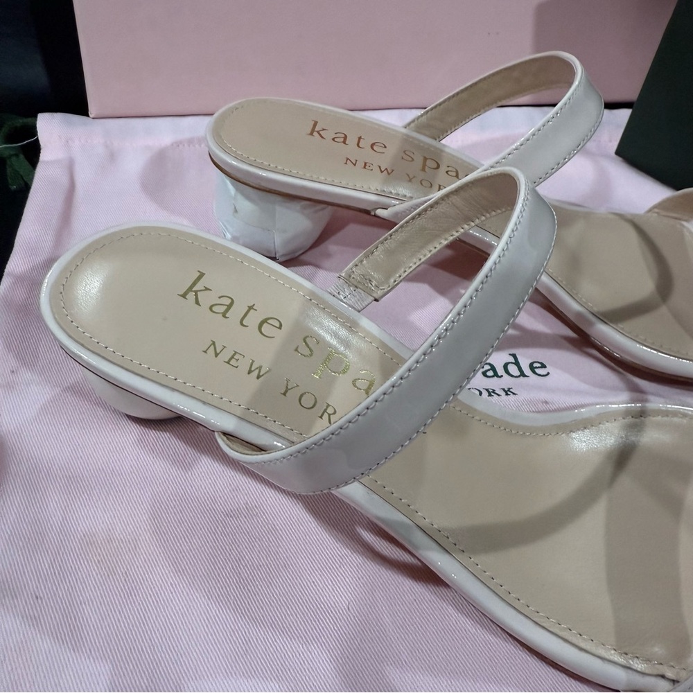 NIB Kate Spade NY Palm Springs Slide Sandals in Pale Dogwood - 8.5 - Picture 5 of 9